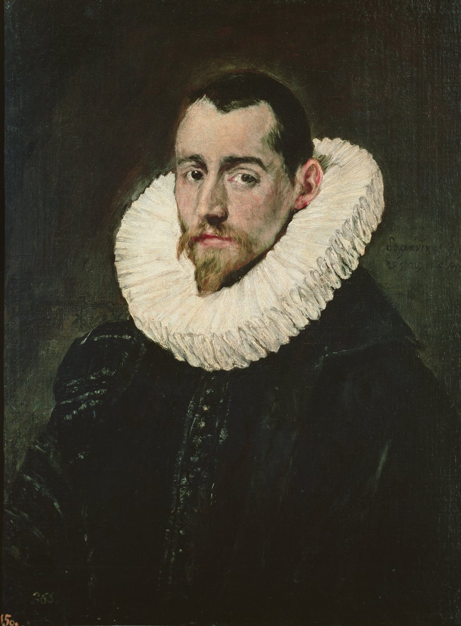 Porträtt av en ung riddare av El Greco