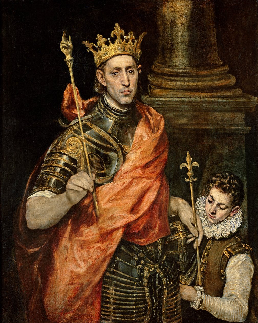 S:t Ludvig (1215-70) och hans Page, ca 1585-90 av El Greco
