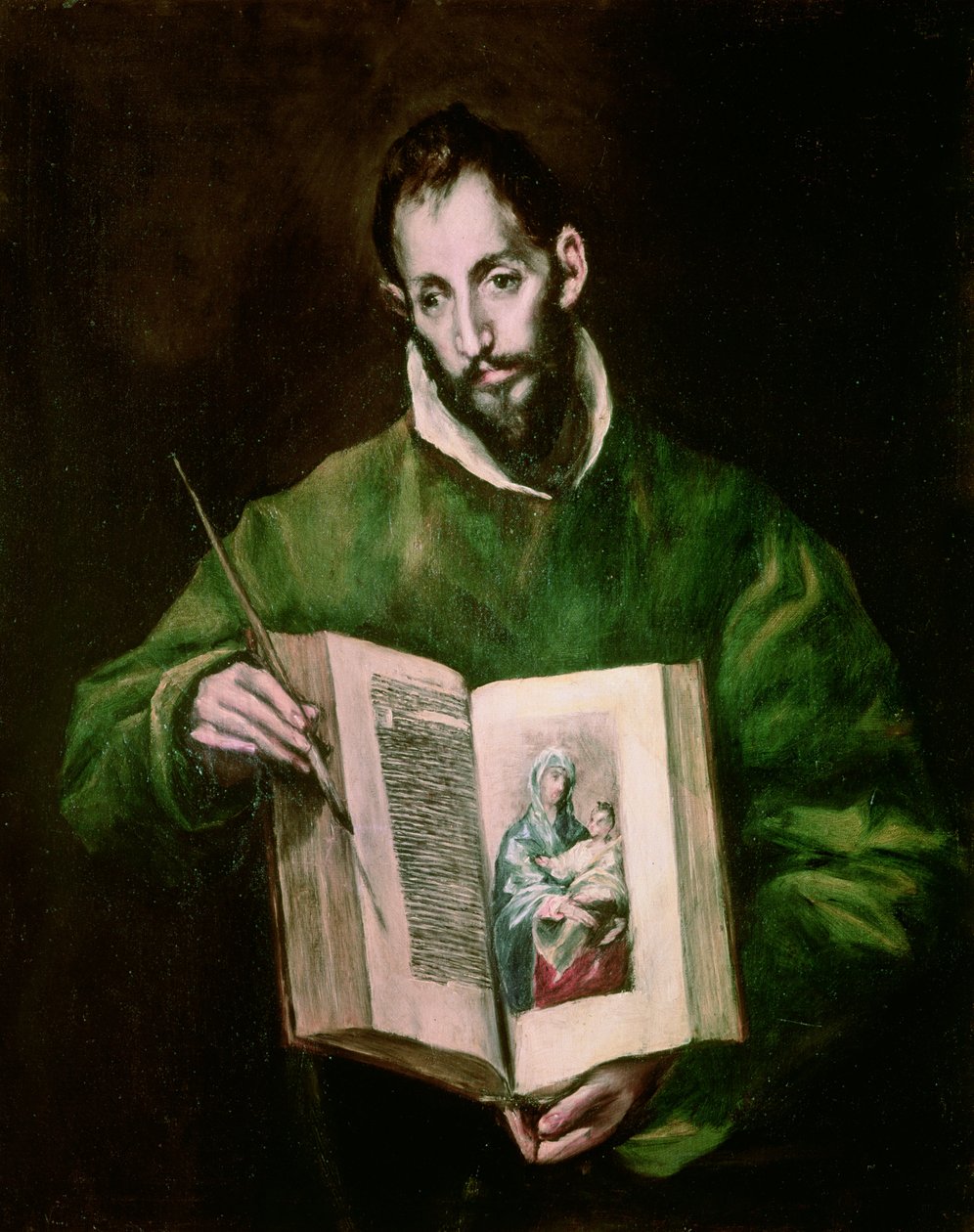 St Luke av El Greco