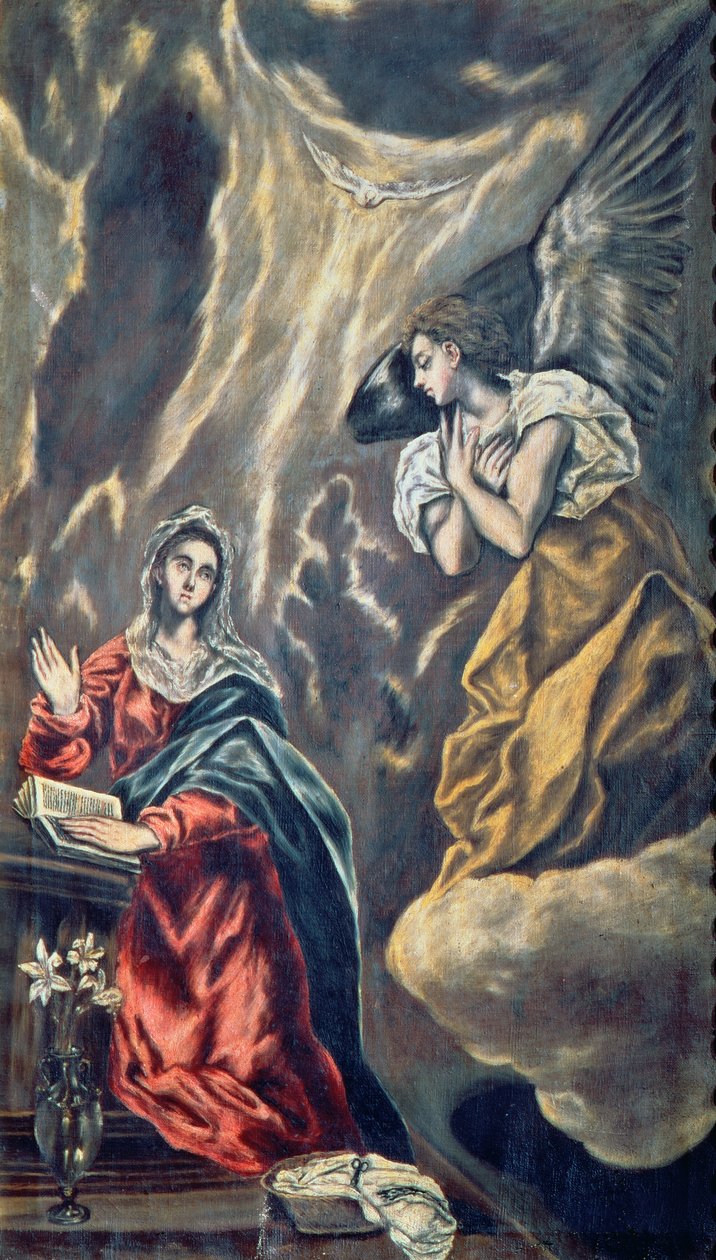 Bebådelsen av El Greco