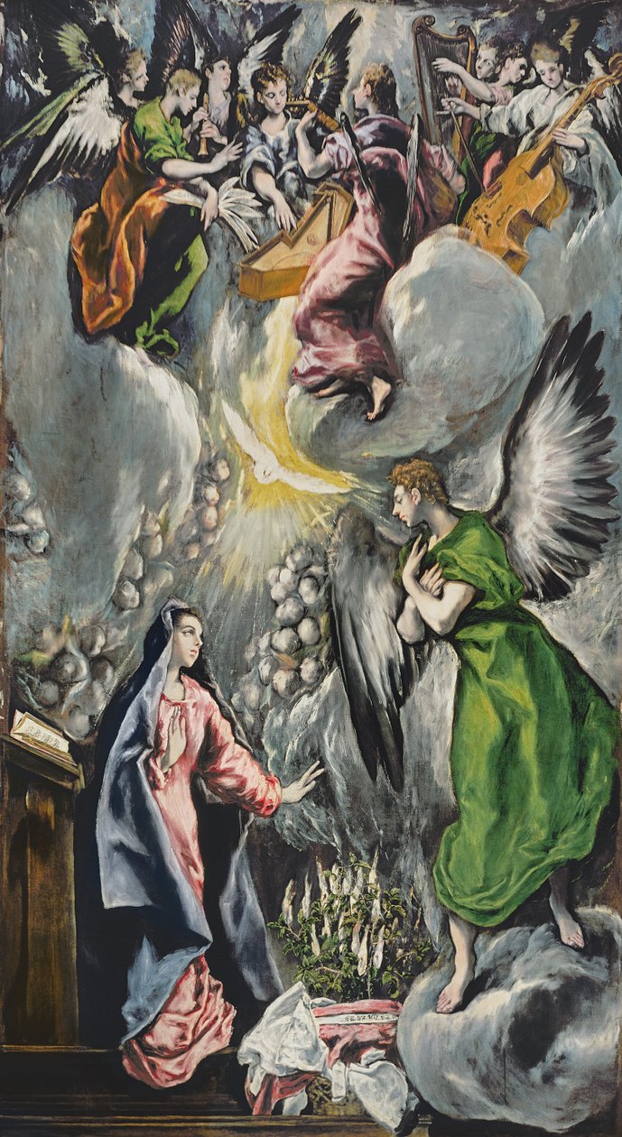 Bebådelsen av El Greco