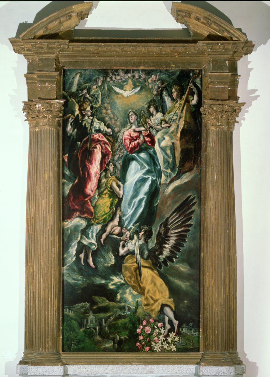 Jungfruns antagande, 1607-13 av El Greco