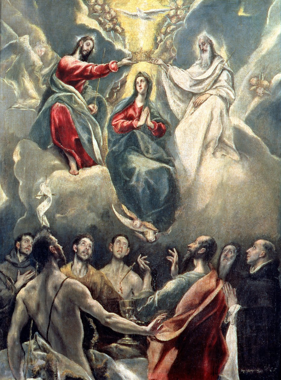 Jungfruns kröning av El Greco