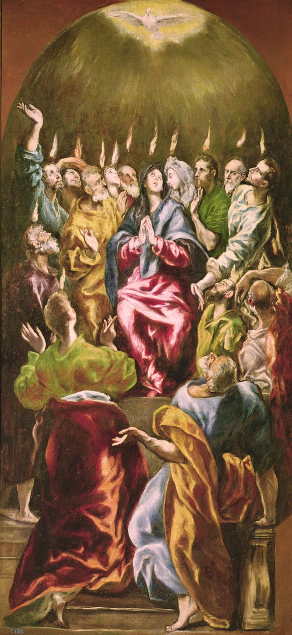 Pingst, ca 1604-14 av El Greco