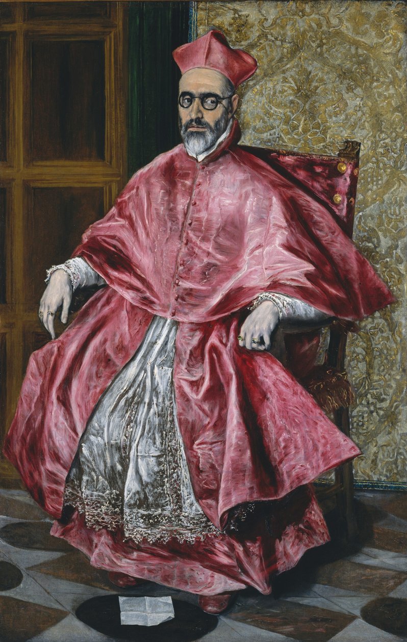 A Cardinal, c.1601 (olja på duk) av El Greco