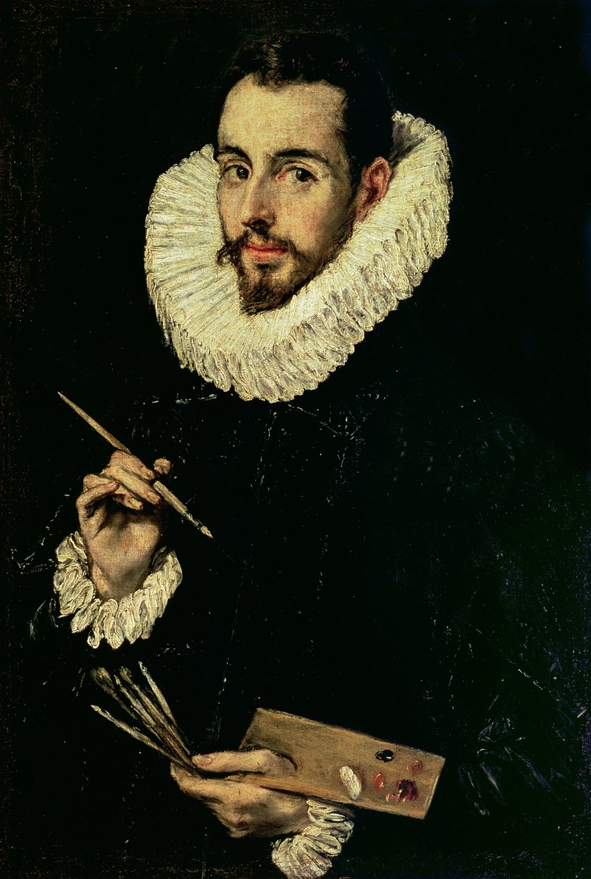 Porträtt av Jorge Manuel Theotokopoulos (1578-1631) av El Greco