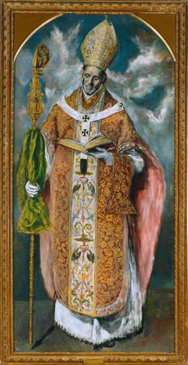 Saint Ildefonso (målning) av El (1541-1614) Greco