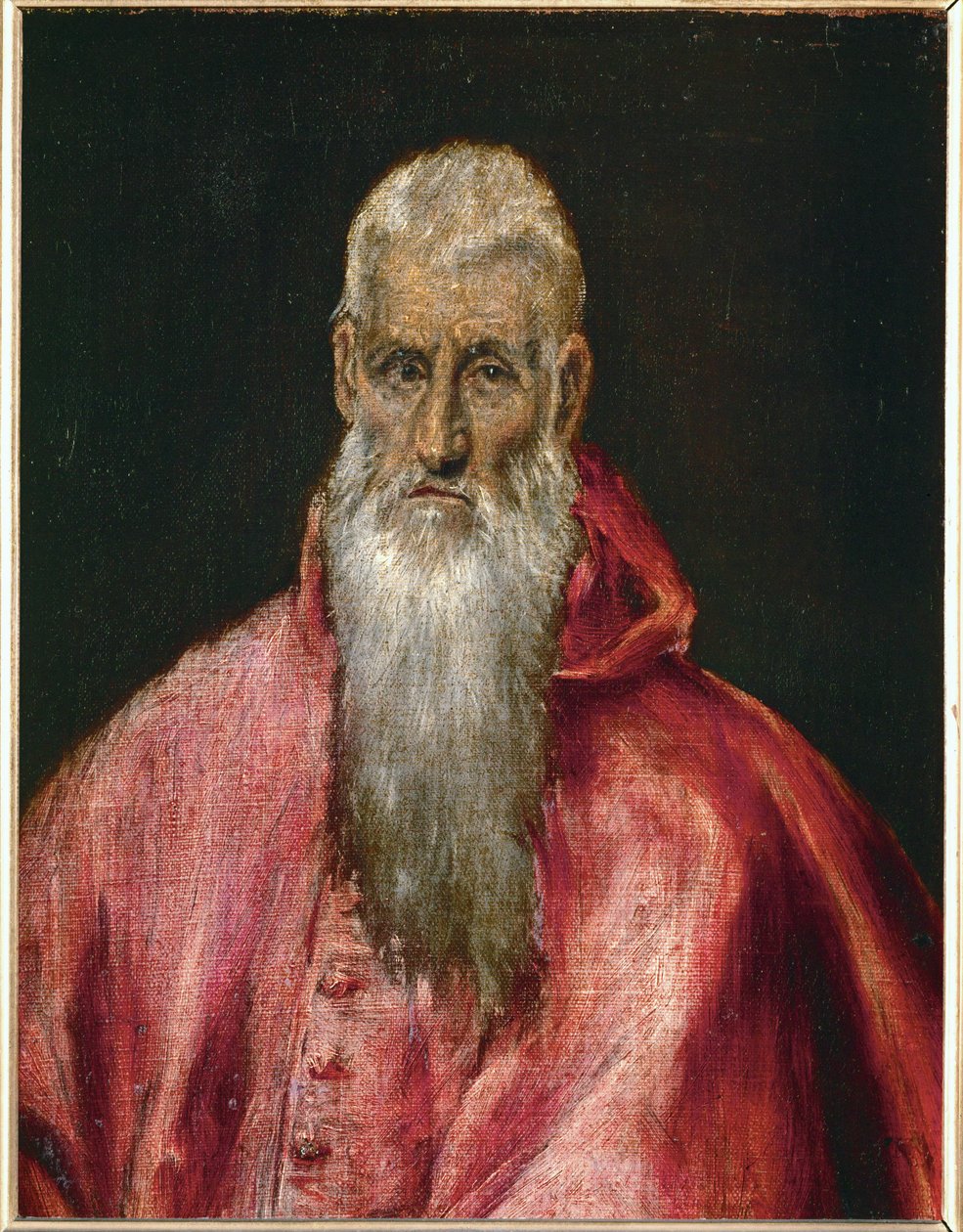 Sankt Hieronymus som kardinal (målning) av El (1541-1614) Greco