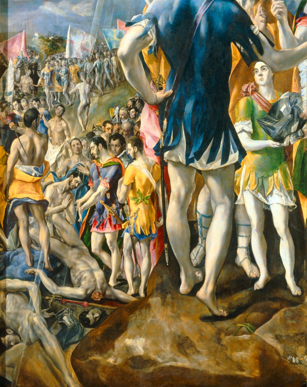Den thebanska legionen av El (1541-1614) Greco