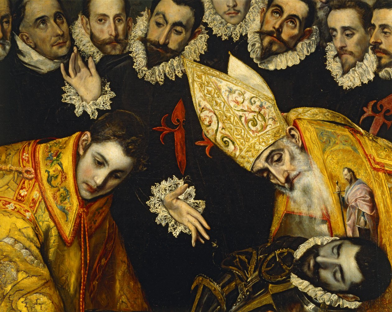 Begravningen av greven av Orgaz av El (1541-1614) Greco
