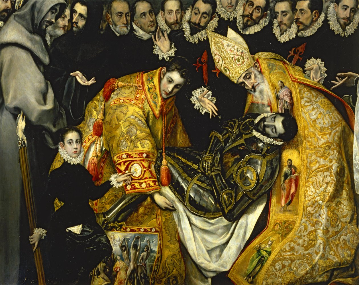 Begravningen av greven av Orgaz av El (1541-1614) Greco