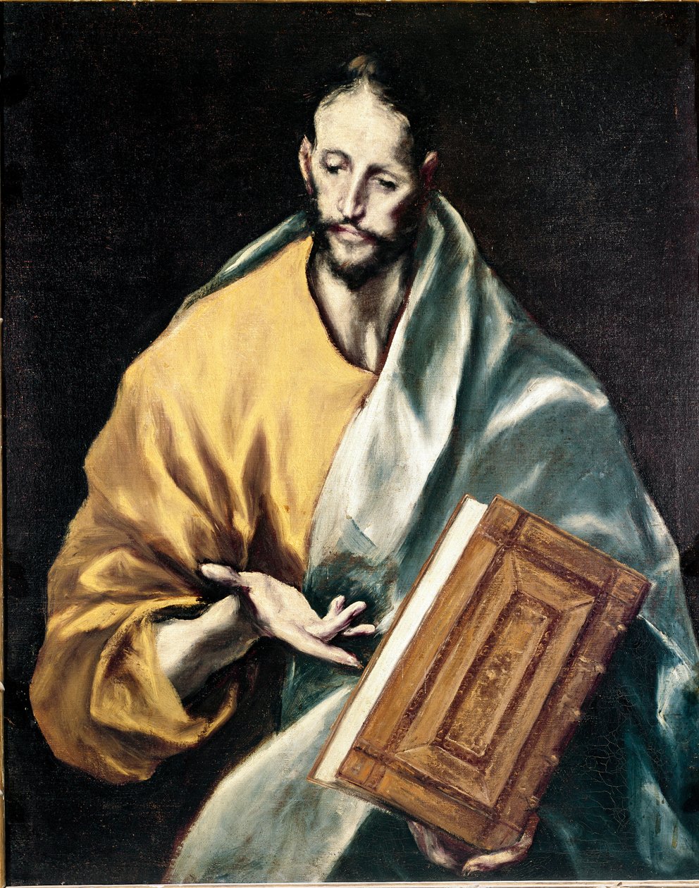 Apostolatet för katedralen i Toledo: Apotren Saint James the Minor. Målning av Domenikos Theotokopoulos dit El Greco (1540-1614) av El Greco