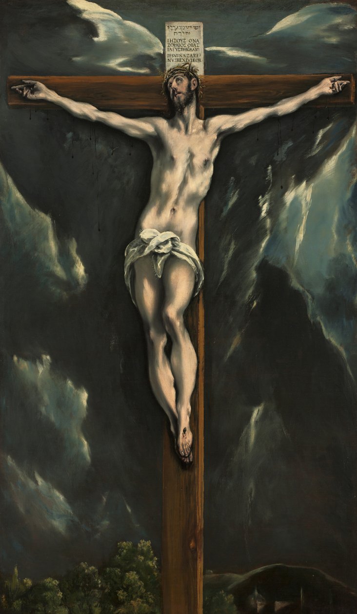Kristus på korset, ca 1600-10 (olja på duk) av El Greco