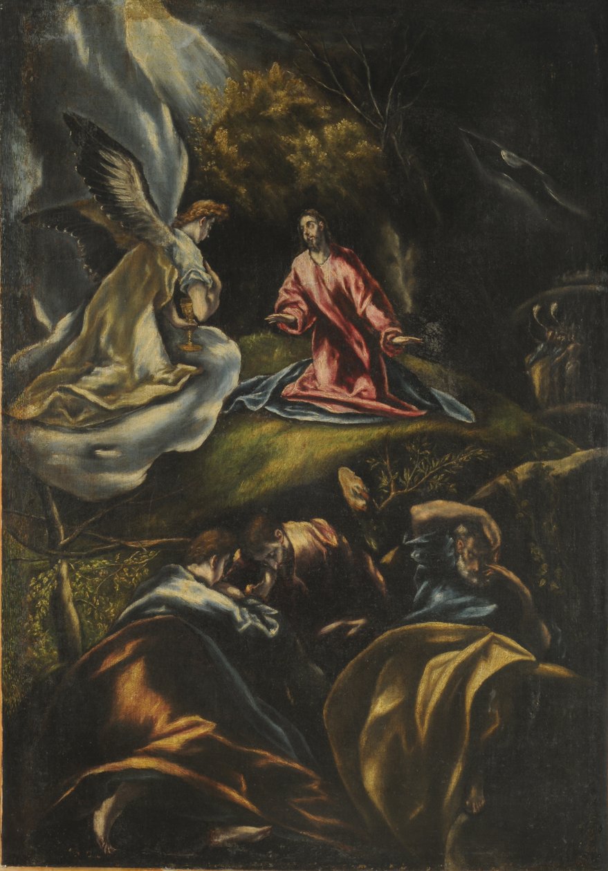 Jesus i Olivträdgården av El (1541 1614) Greco