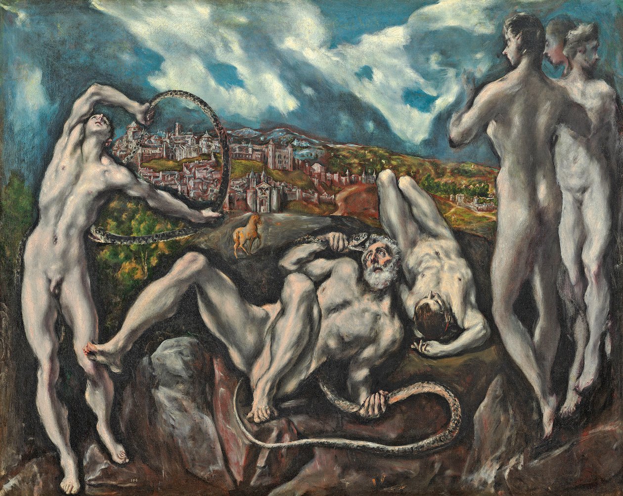 Laocoon, ca 1610-14 (olja på duk) av El Greco