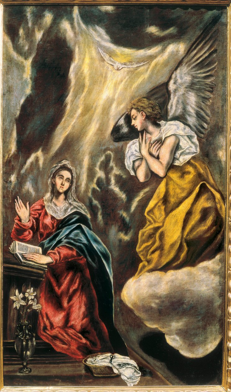Bebådelsen av El Greco