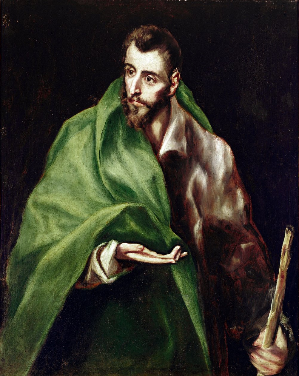 Apotren Saint James Maggiore. Målning av Domenikos Theotokopoulos dit El Greco (1540-1614) av El Greco