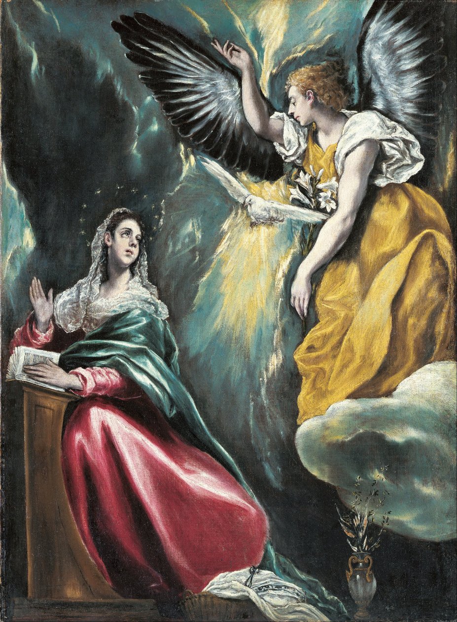 Bebådelse av El Greco