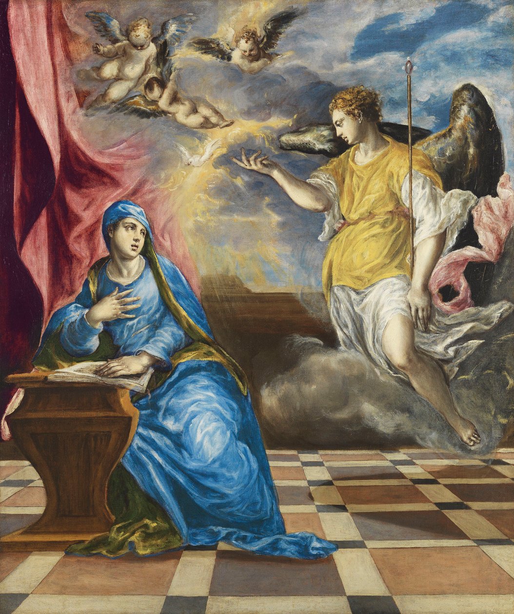 Bebådelsen av El Greco