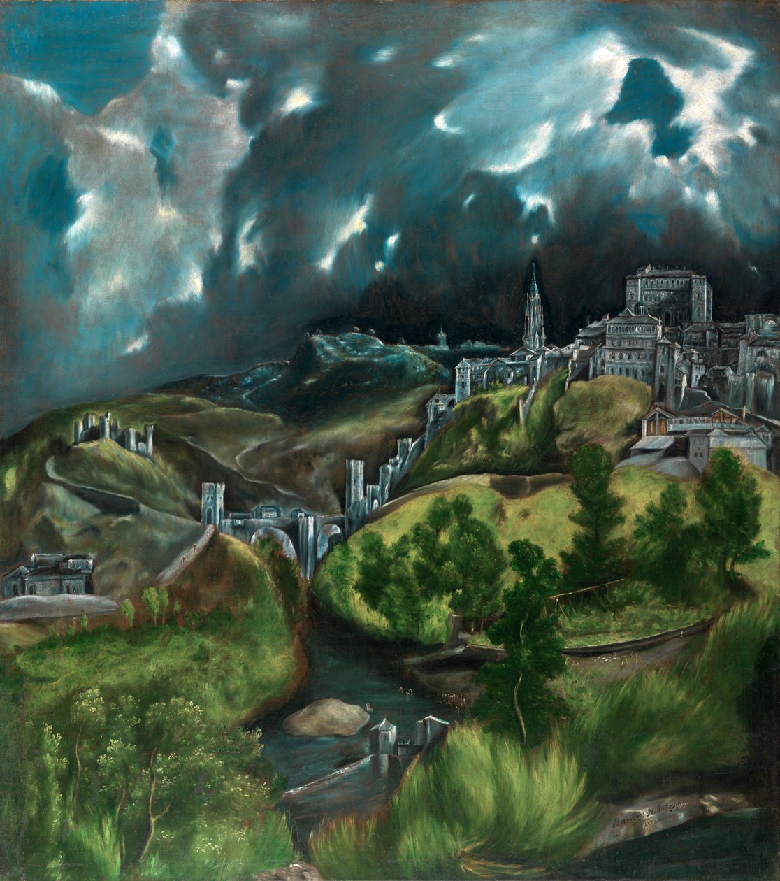 Utsikt över Toledo av El Greco