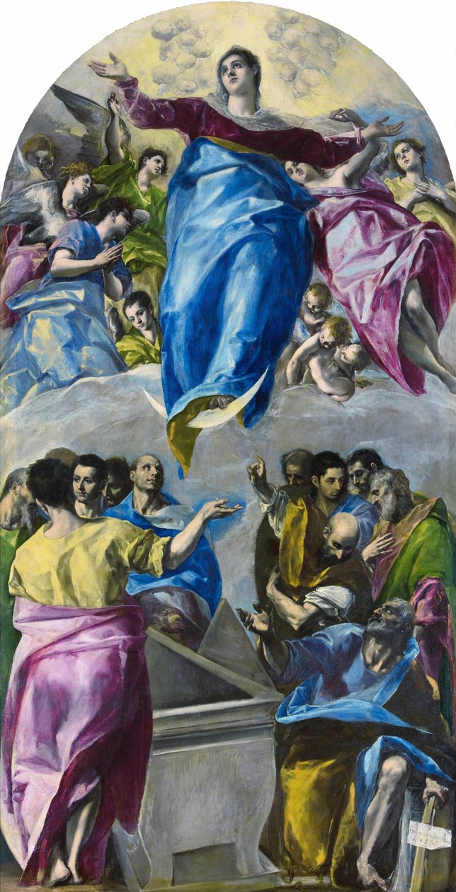 Jungfru Marie himmelsfärd av El Greco