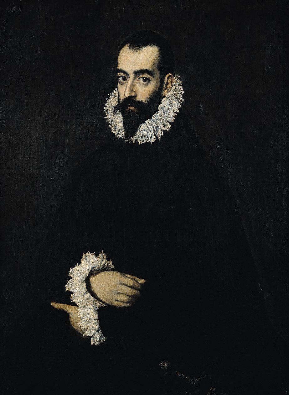 Porträtt av Juan Alfonso de Pimentel y Herrera, 8:e greve av Benavente (d.1621) av El Greco