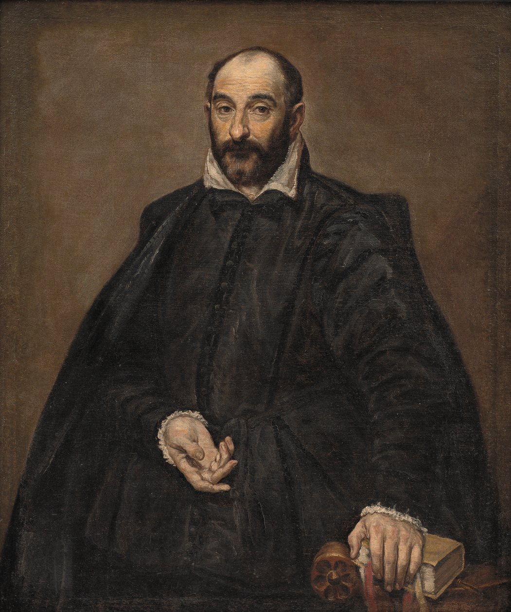 Porträtt av en man





















, tidigare titel Jacopo Tintoretto av El Greco