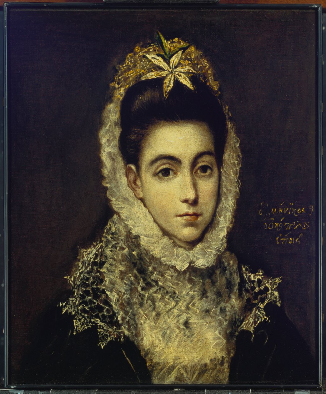Porträtt av en ung dam av El Greco