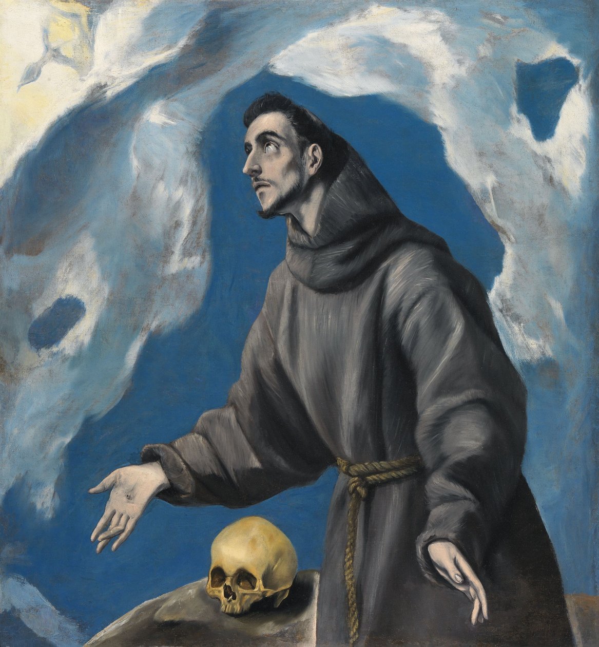 Sankt Franciskus tar emot stigmata av El Greco