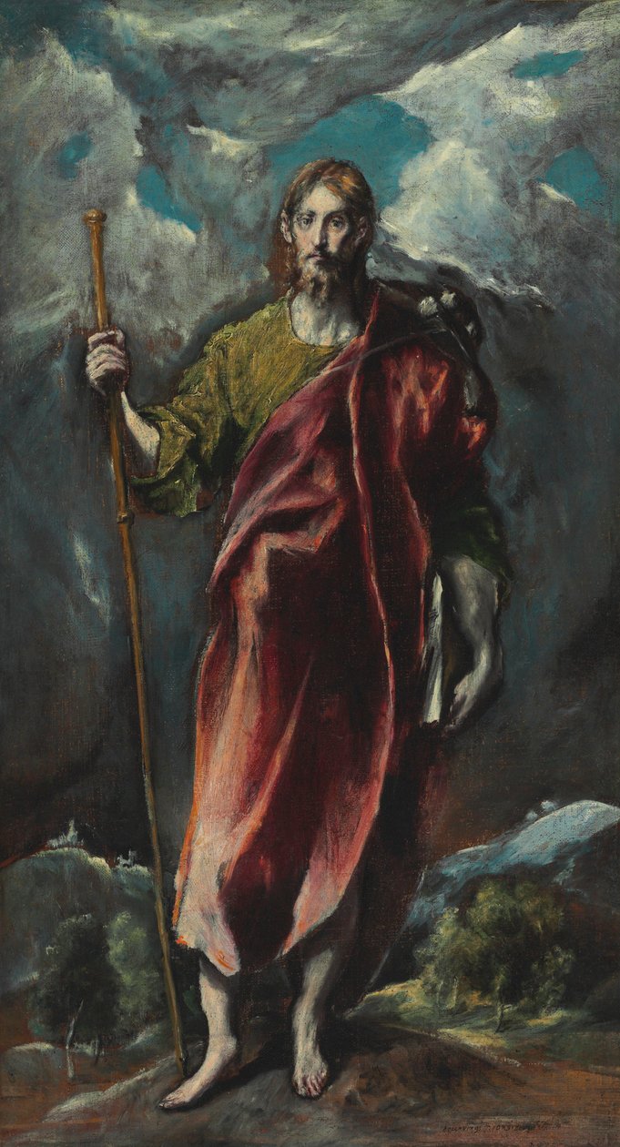 Sankt Jakob den store av El Greco