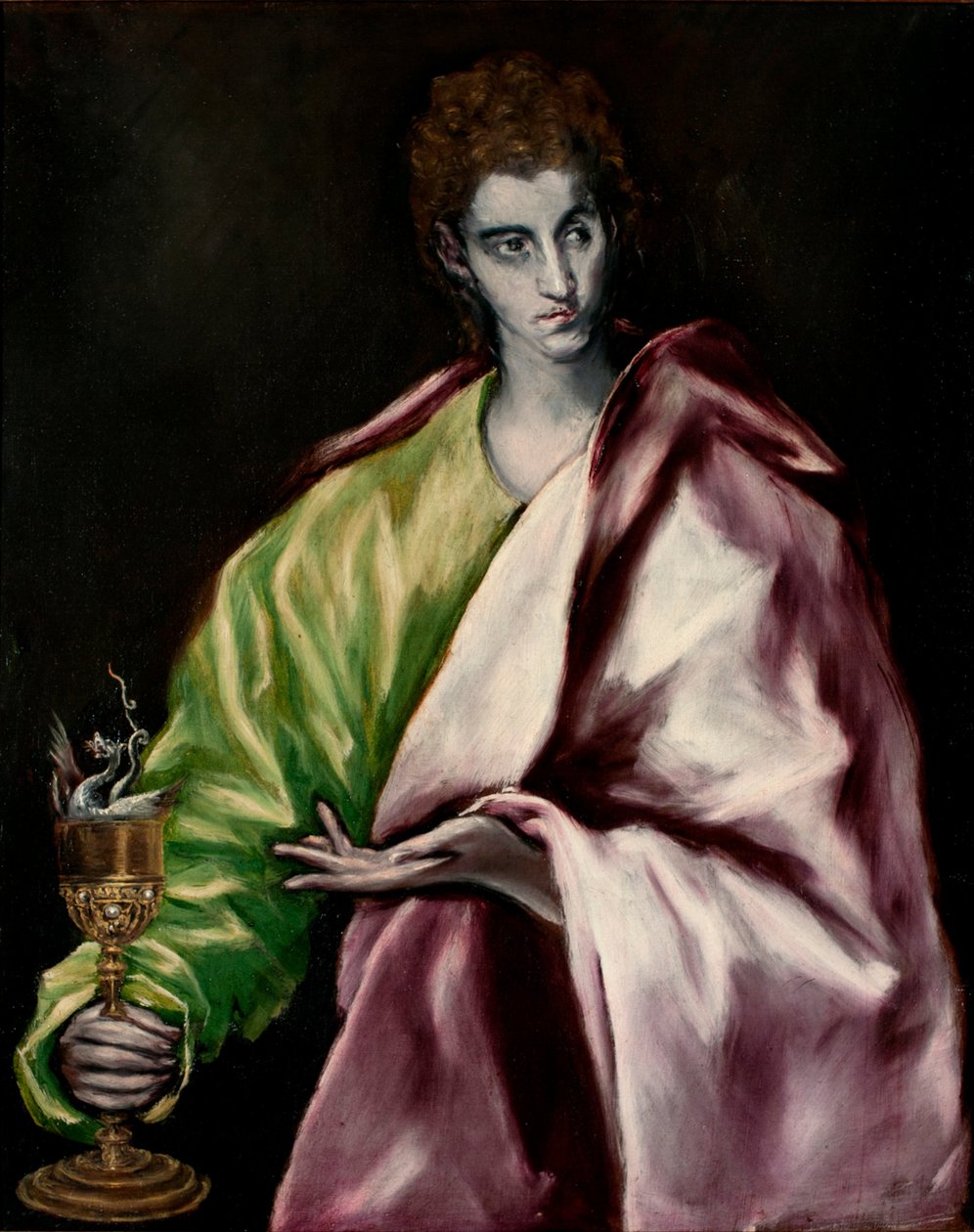 Spanska: San Juan Evangelista Sankt Johannes evangelisten


































" av El Greco