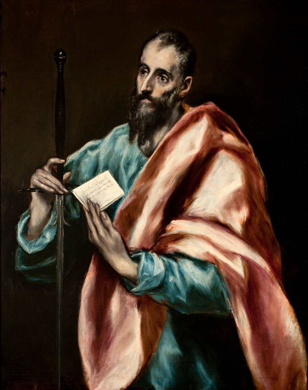 Spanska: San Pablo Apóstol Aposteln Sankt Paulus av El Greco