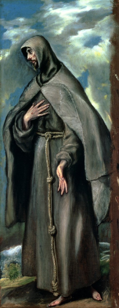 S:t Franciskus av Assisi (ca 1182-1220) av El Greco