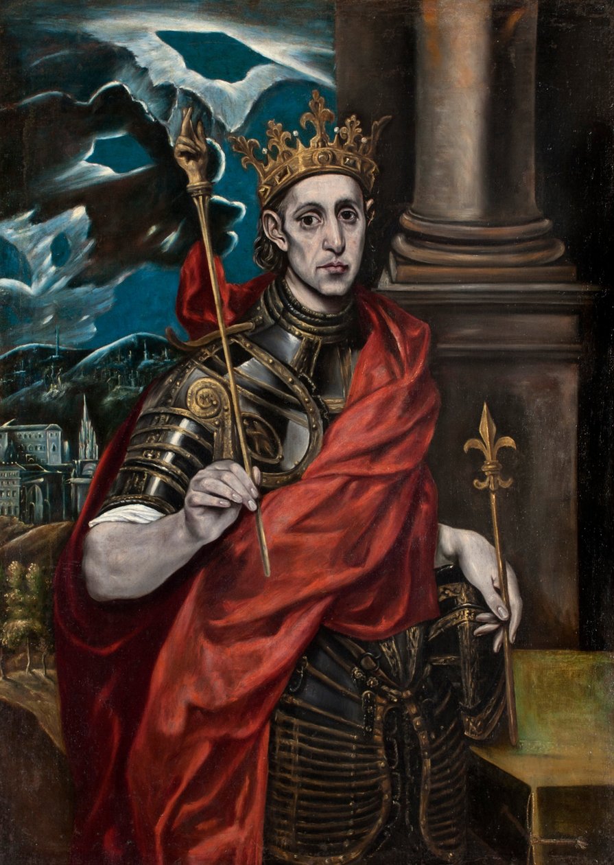 Sankt Ludvig, kung av Frankrike av El Greco