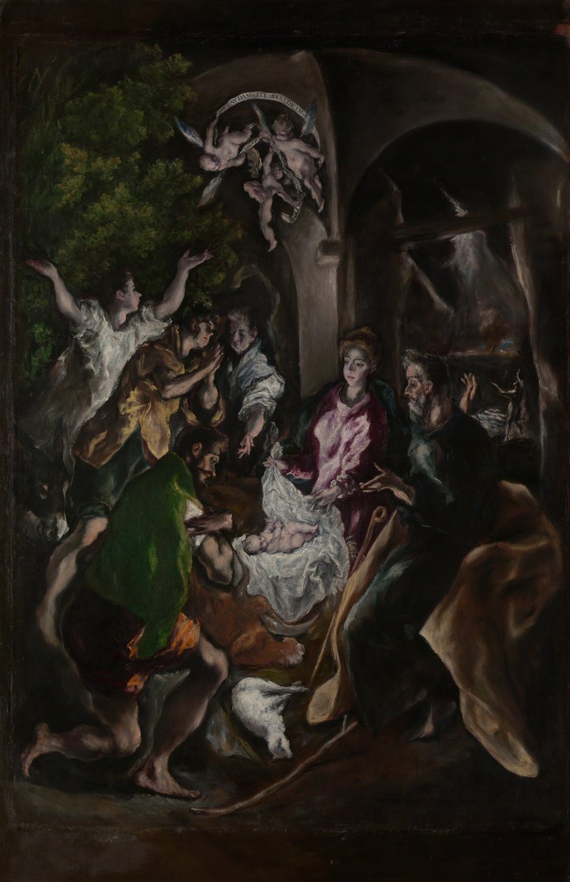 Herdarnas tillbedjan, ca. 1605-10. av El Greco