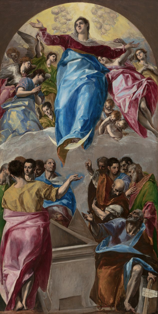 Jungfruns antagande, 1577-79. av El Greco