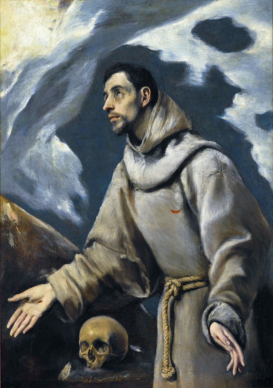 Den helige Franciskus av Assisis extas. av El Greco