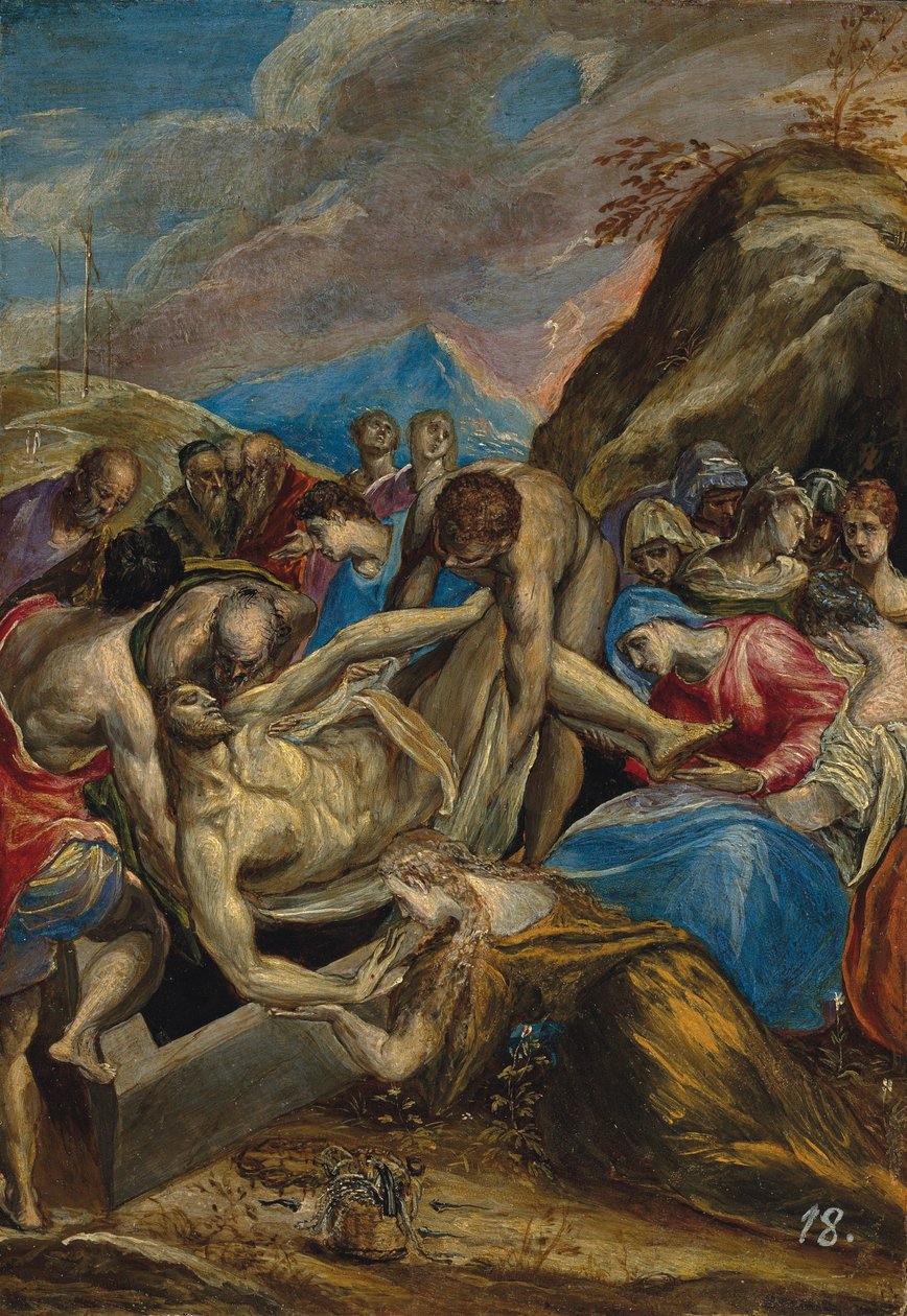 Kristi gravläggning av El Greco