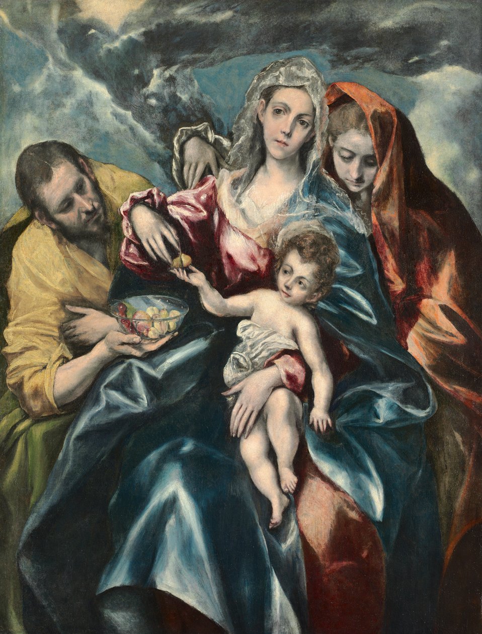 Den heliga familjen med Maria Magdalena av El Greco