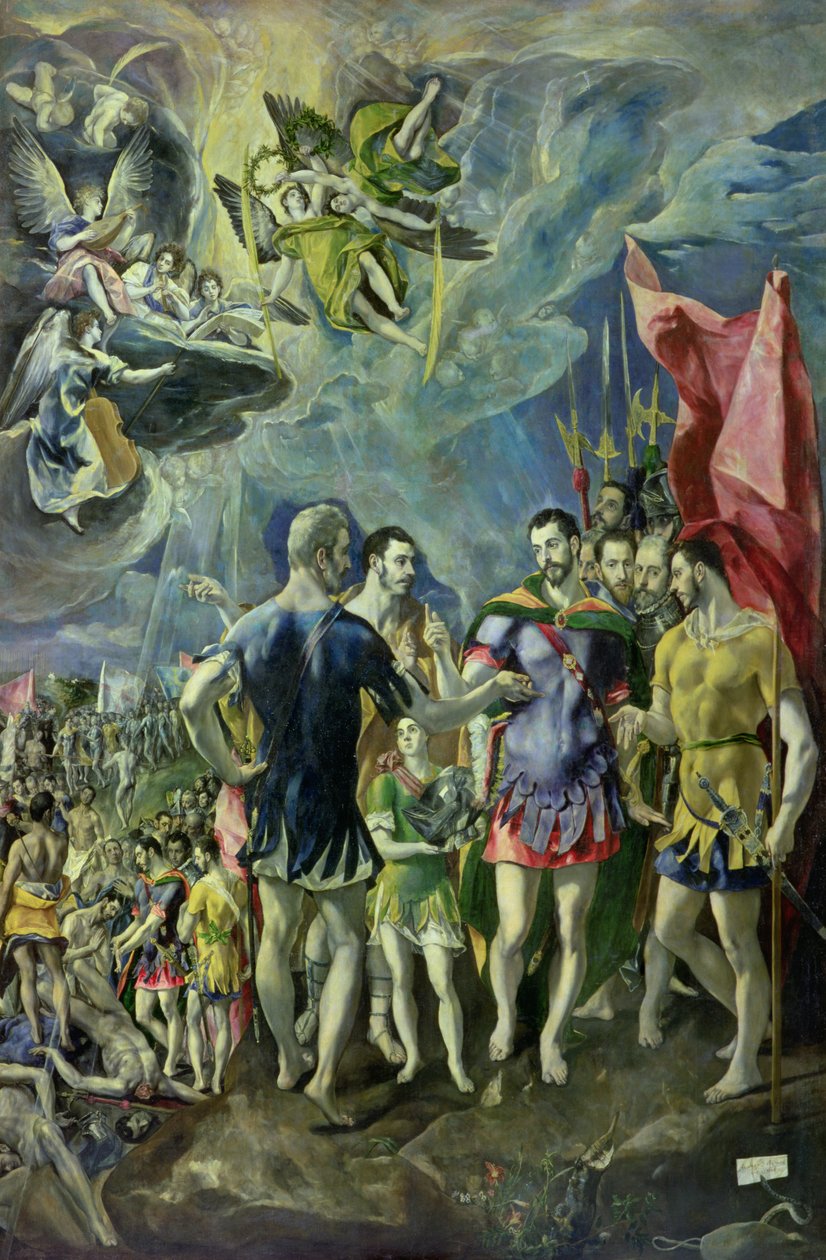 The Martyrdom of St. Maurice, 1580-83 (för detaljer se 62092) av El Greco