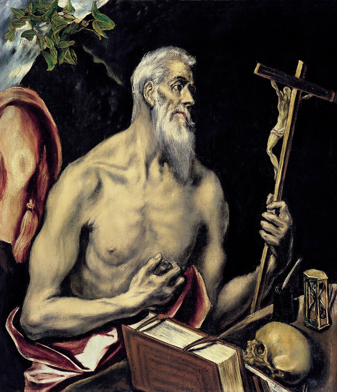 Den ångerfulle helige Hieronymus av El Greco