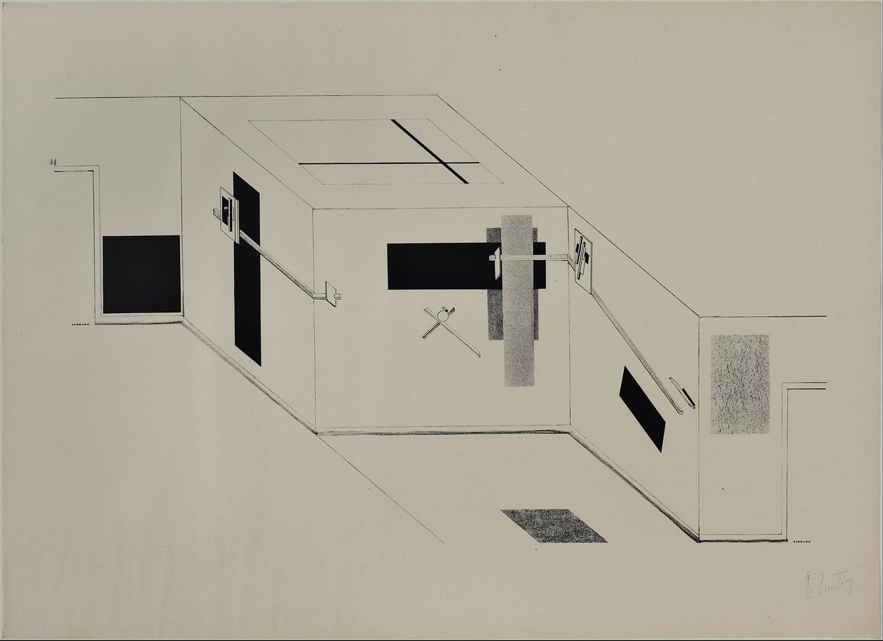 Kestnermappe Proun, Rob. Levnis och Chapman GmbH Hannover -6 av Eliezer Markowich Lissitzky