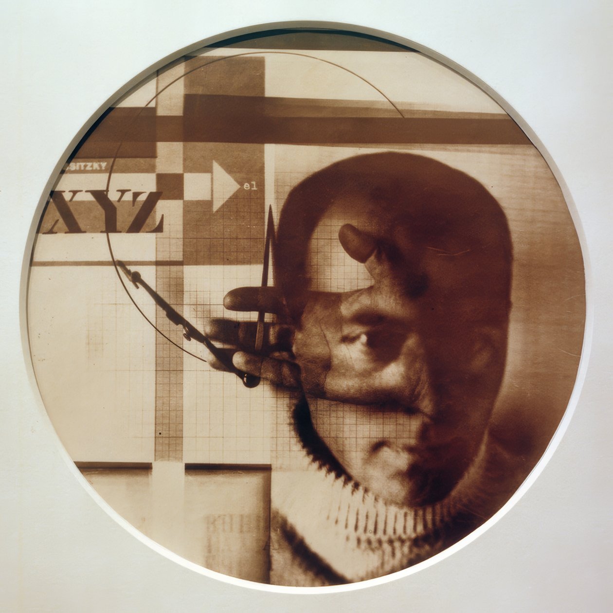 Självporträtt av Eliezer Markowich Lissitzky