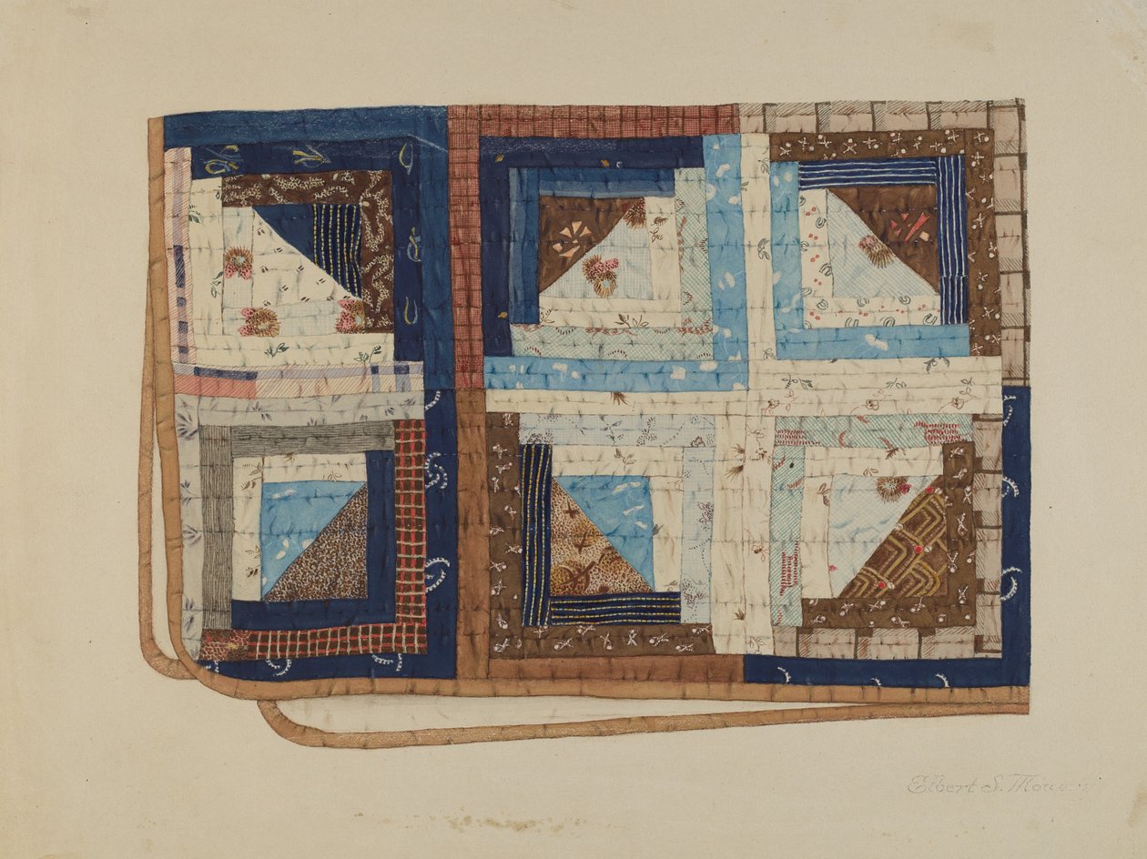 Log Cabin Quilt av Elbert S. Mowery