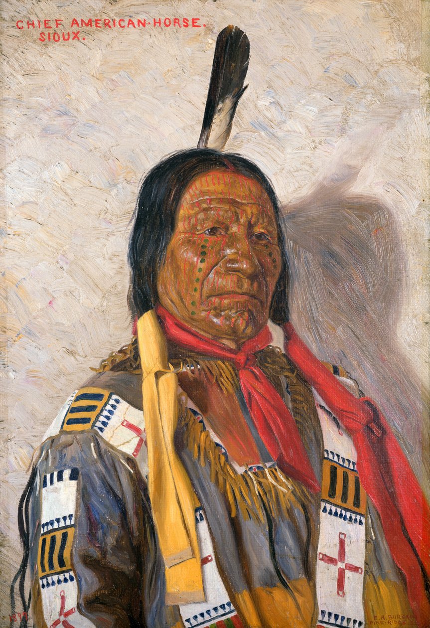 Chief American Horse av Elbridge Ayer Burbank