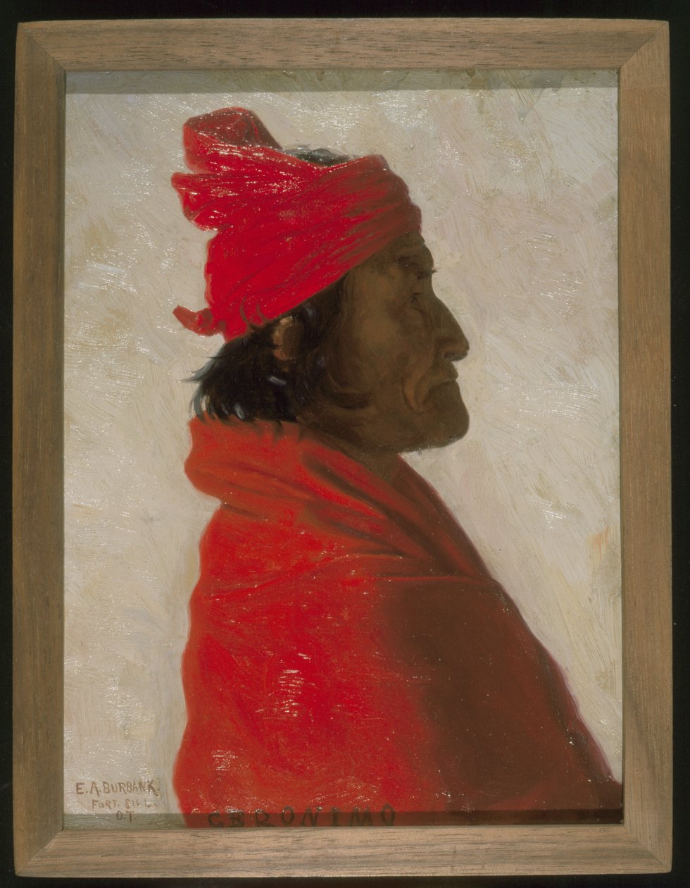 Geronimo (olja på duk) av Elbridge Ayer Burbank