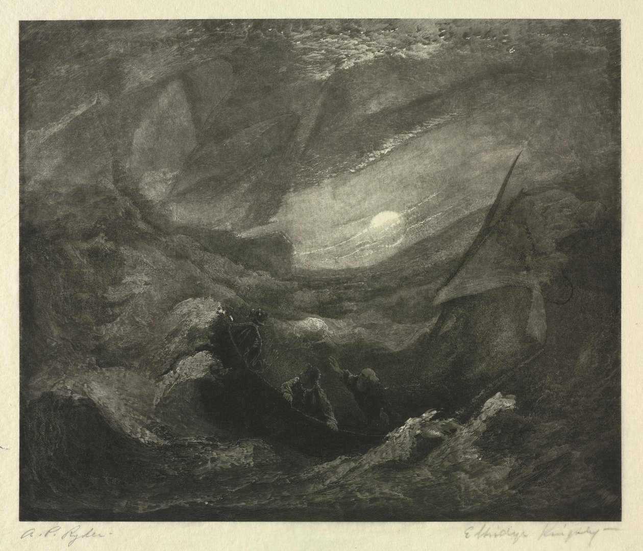 Den flygande holländaren, 1887. av Elbridge Kingsley
