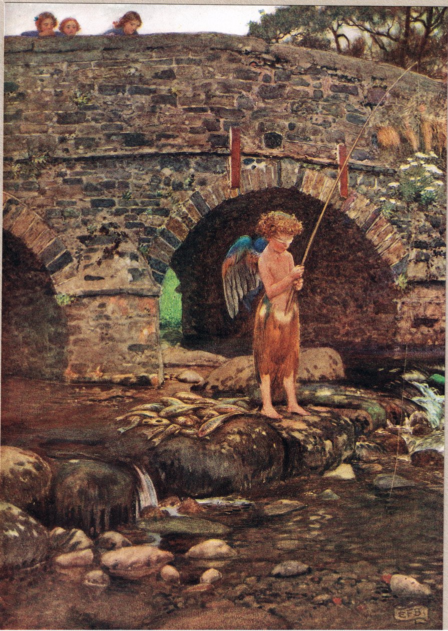 A Blind Child, illustration från 