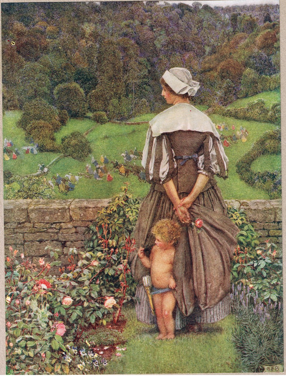 A Hue and a cry after Cupid, illustration från 