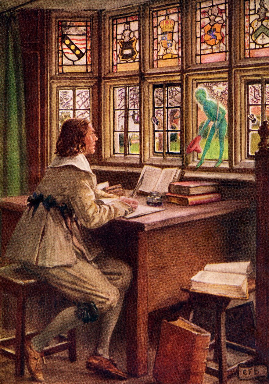Illustration till dikten Madrigal av Shakespeare, från boken 